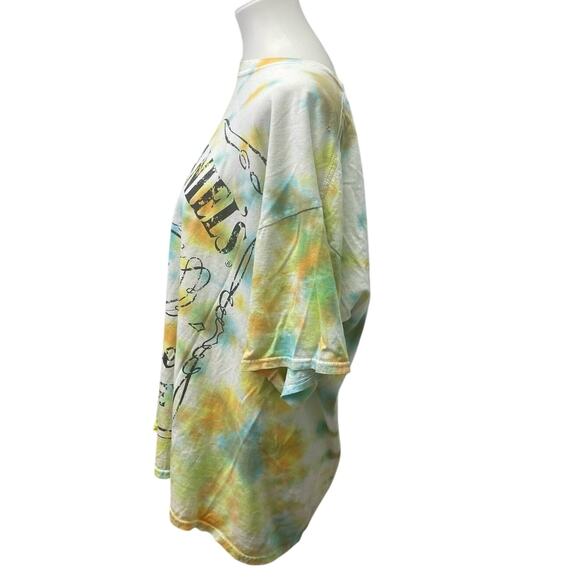 Jack Daniel's Whiskey XL Tie Dyed Short Sleeve 100% Cotton Crew Neck Tee Shirt - Picture 4 of 6